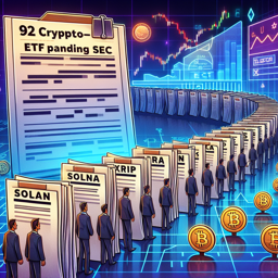92 крипто-ETF ожидают одобрения SEC: лидируют заявки на Solana и XRP
