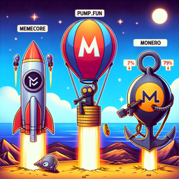 Сезон Altcoin разгорается: MemeCore взлетает на 70%, Pump.fun увеличивает объемы, Monero держится стабильно