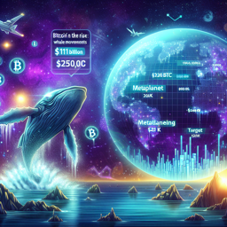 Биткоин на подъеме: Мувы китов на $11 млрд, Метапланета достигает 20K BTC, цель - $250K